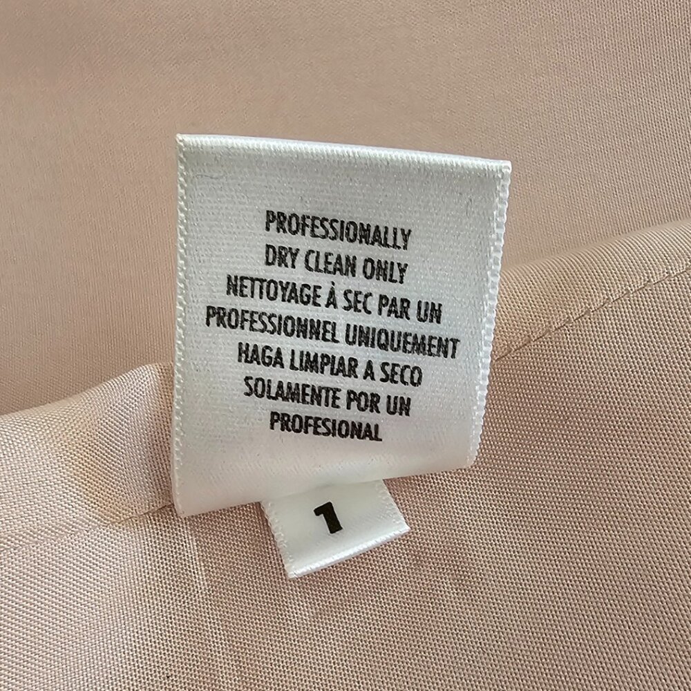 Petite Sophisticate Vintage Pencil Suit Skirt | Pre-Loved | 4P | Powder Pink - Picture 16 of 16